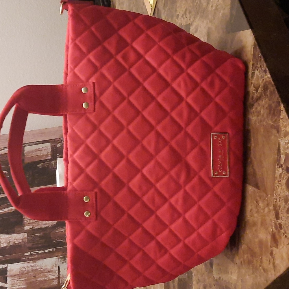 Olivia and Joy red tote purse  new without tag. Never used !